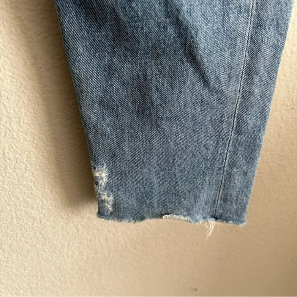 Agolde Feel Good Jamie Distressed Organic Cotton High Rise Button Fly Jeans 29 - Picture 10 of 15